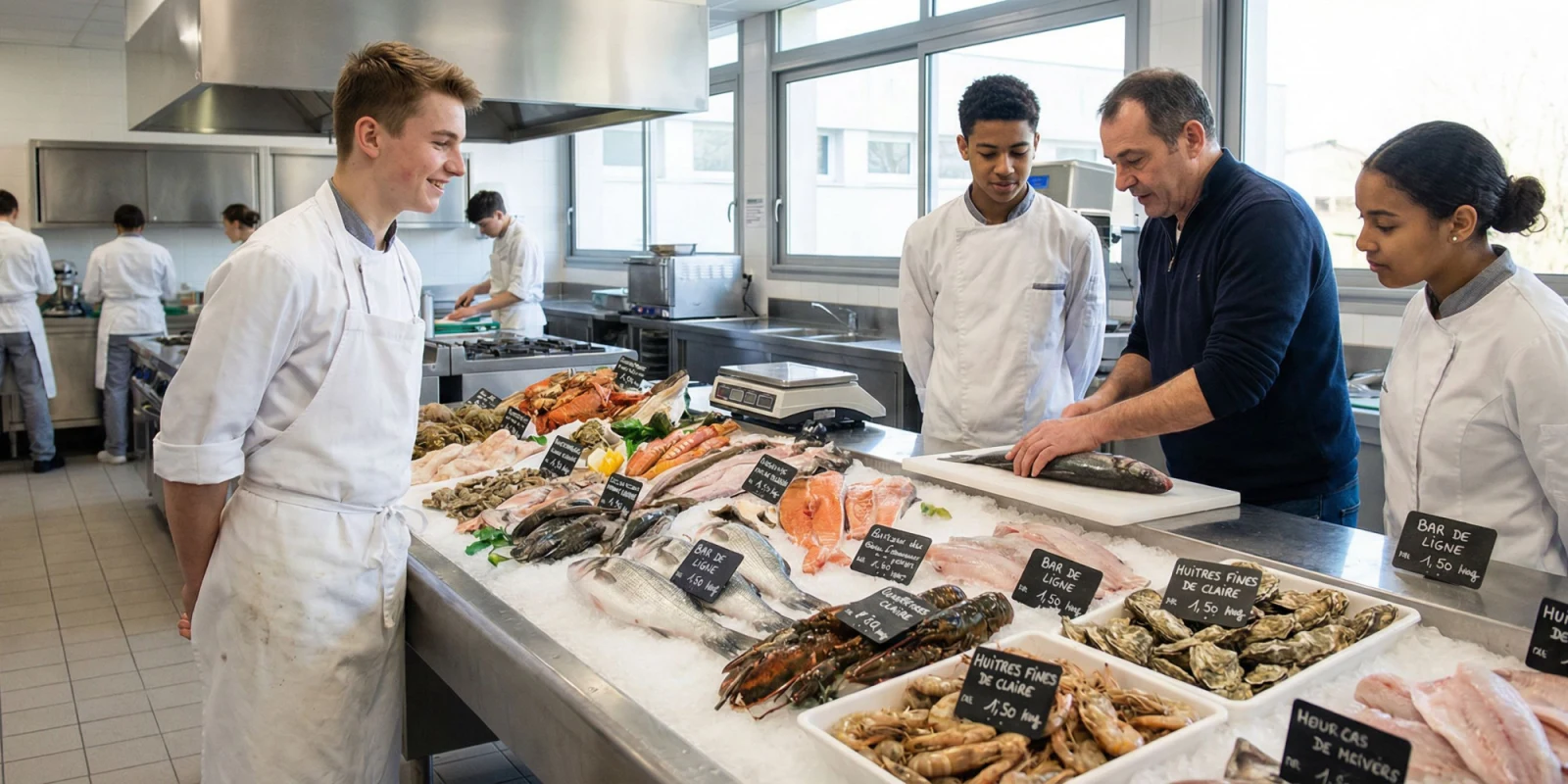 Orientation : Le Bac Pro PET, Votre Chemin pour Devenir Poissonnier Écailler Traiteur