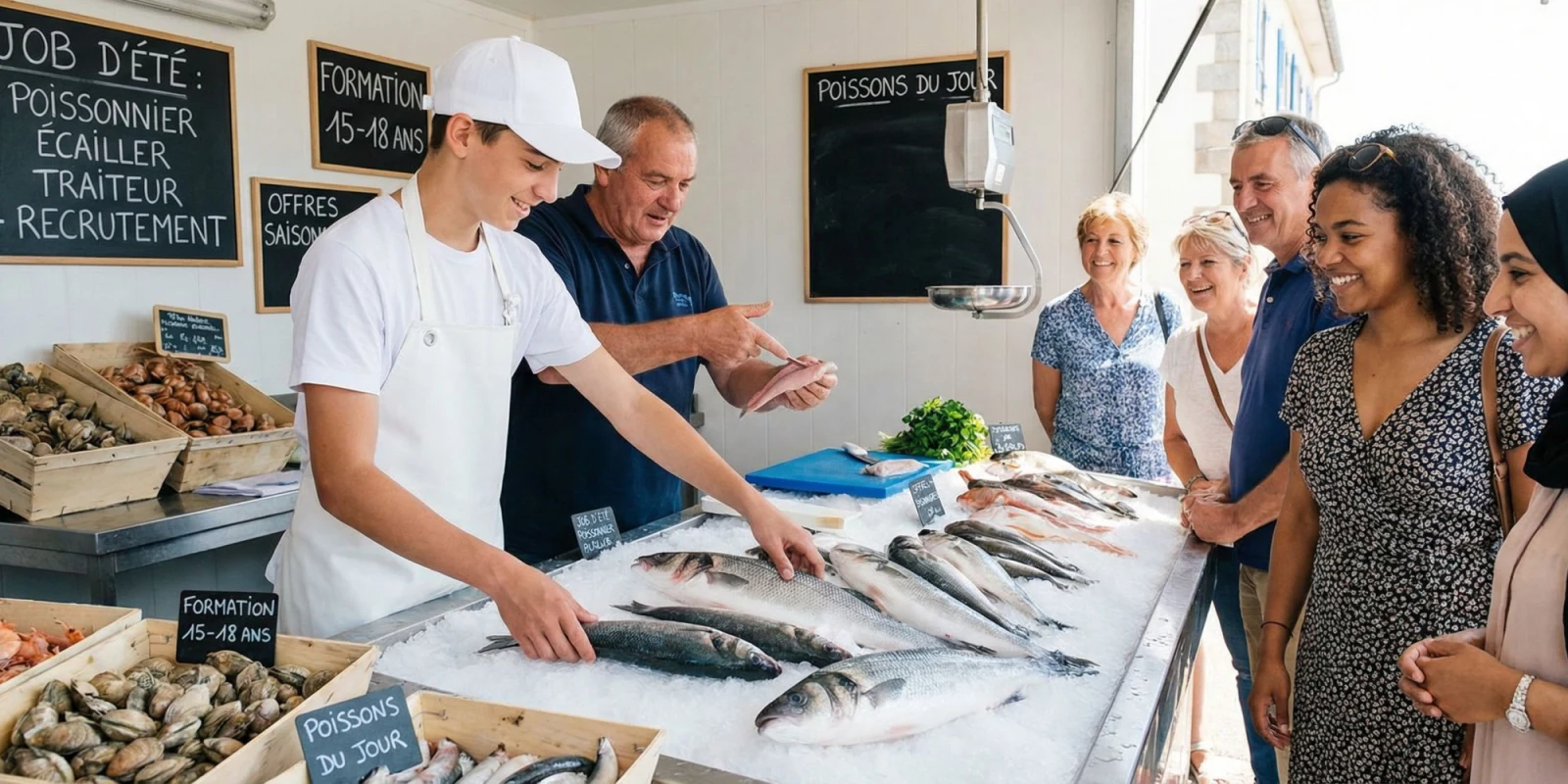 Job Saisonnier en Poissonnerie : Réussir avec ton Bac Pro PET