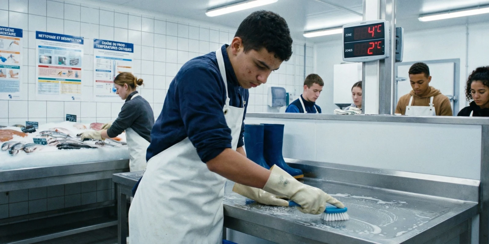 Hygiène en Poissonnerie : Maîtriser les Protocoles HACCP du Bac Pro PET